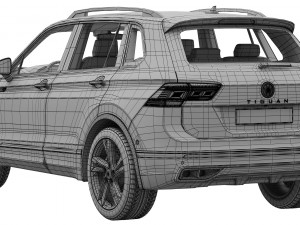 volkswagen tiguan 2021 Modelo 3D