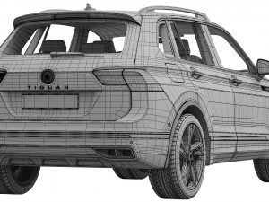 volkswagen tiguan 2021 Modelo 3D