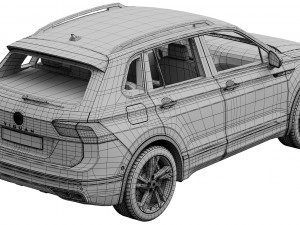 volkswagen tiguan 2021 Modelo 3D