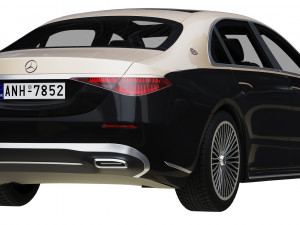 mercedes-benz s-class maybach 2021 Model 3D