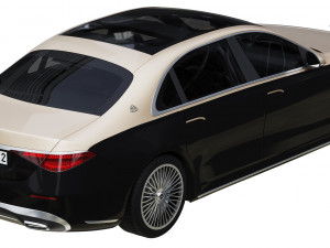 mercedes-benz s-class maybach 2021 Model 3D