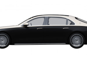 mercedes-benz s-class maybach 2021 Model 3D