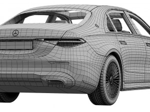 mercedes-benz s-class maybach 2021 Model 3D