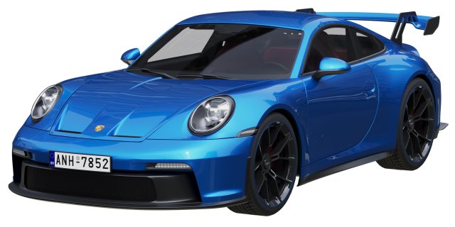 porsche 911 gt3 2021 Modelo 3D .c4d .max .obj .3ds .fbx .stl .blend 