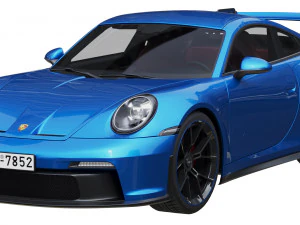 porsche 911 gt3 2021 3D Model