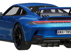 porsche 911 gt3 2021 Modelo 3D