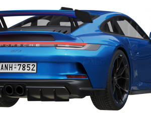 porsche 911 gt3 2021 Modelo 3D