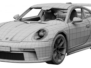 porsche 911 gt3 2021 Modelo 3D