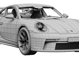porsche 911 gt3 2021 Modelo 3D