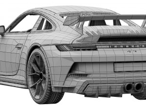 porsche 911 gt3 2021 Modelo 3D
