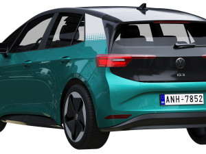 volkswagen id3 3D Model