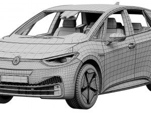 volkswagen id3 3D Model