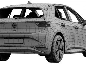 volkswagen id3 3D Model
