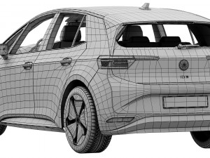 volkswagen id3 3D Model