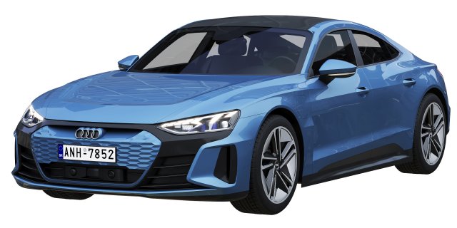 audi rs e-tron gt 3D 模型 .c4d .max .obj .3ds .fbx .stl .blend 