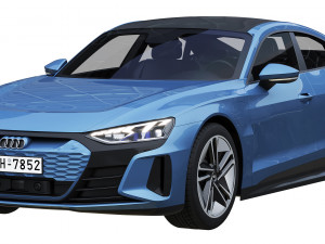 audi rs e-tron gt Modelo 3D