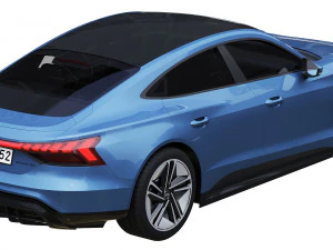 audi rs e-tron gt 3D Model