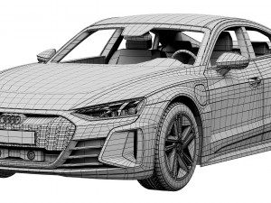 audi rs e-tron gt 3D 模型