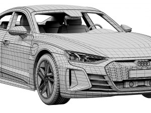 audi rs e-tron gt 3D 模型