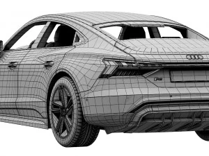 audi rs e-tron gt 3D Model