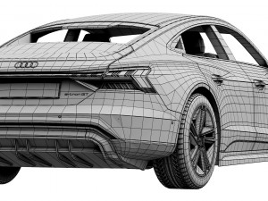 audi rs e-tron gt 3D 模型
