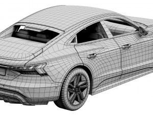 audi rs e-tron gt 3D 模型