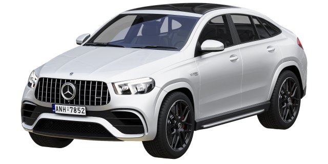 mercedes benz amg gle 63 coupe 2021 3D Model .c4d .max .obj .3ds .fbx .stl .blend 