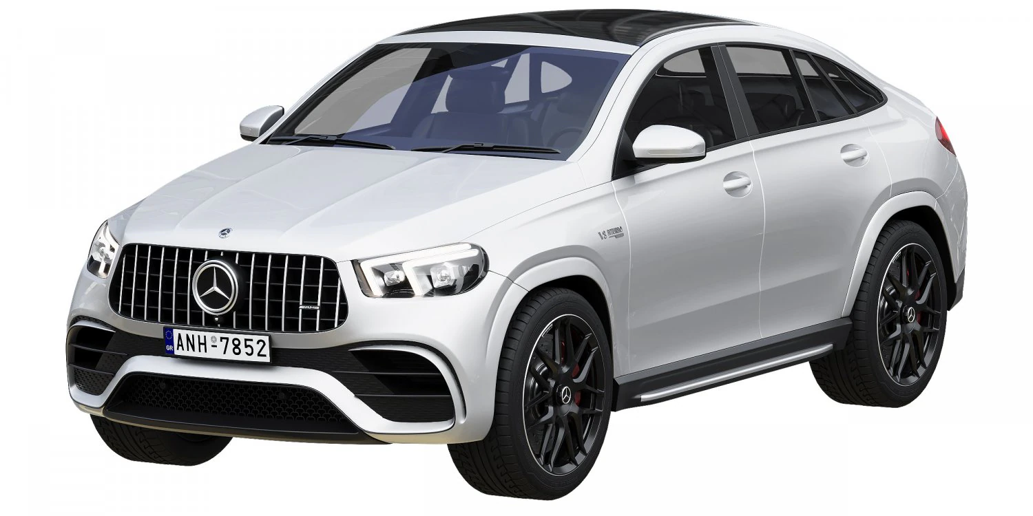 mercedes benz amg gle 63 coupe 2021 3D Model .c4d .max .obj .3ds .fbx .stl .blend 