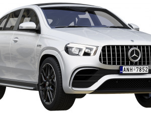mercedes benz amg gle 63 coupe 2021 3D Model