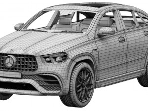 mercedes benz amg gle 63 coupe 2021 3D Model