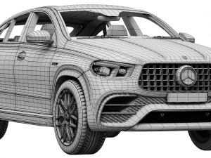 mercedes benz amg gle 63 coupe 2021 3D Model