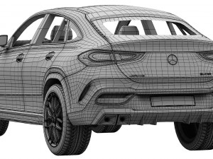 mercedes benz amg gle 63 coupe 2021 3D Model