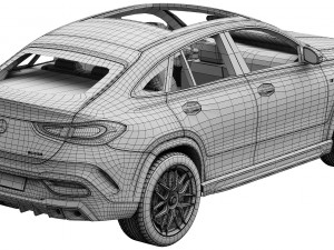 mercedes benz amg gle 63 coupe 2021 3D Model