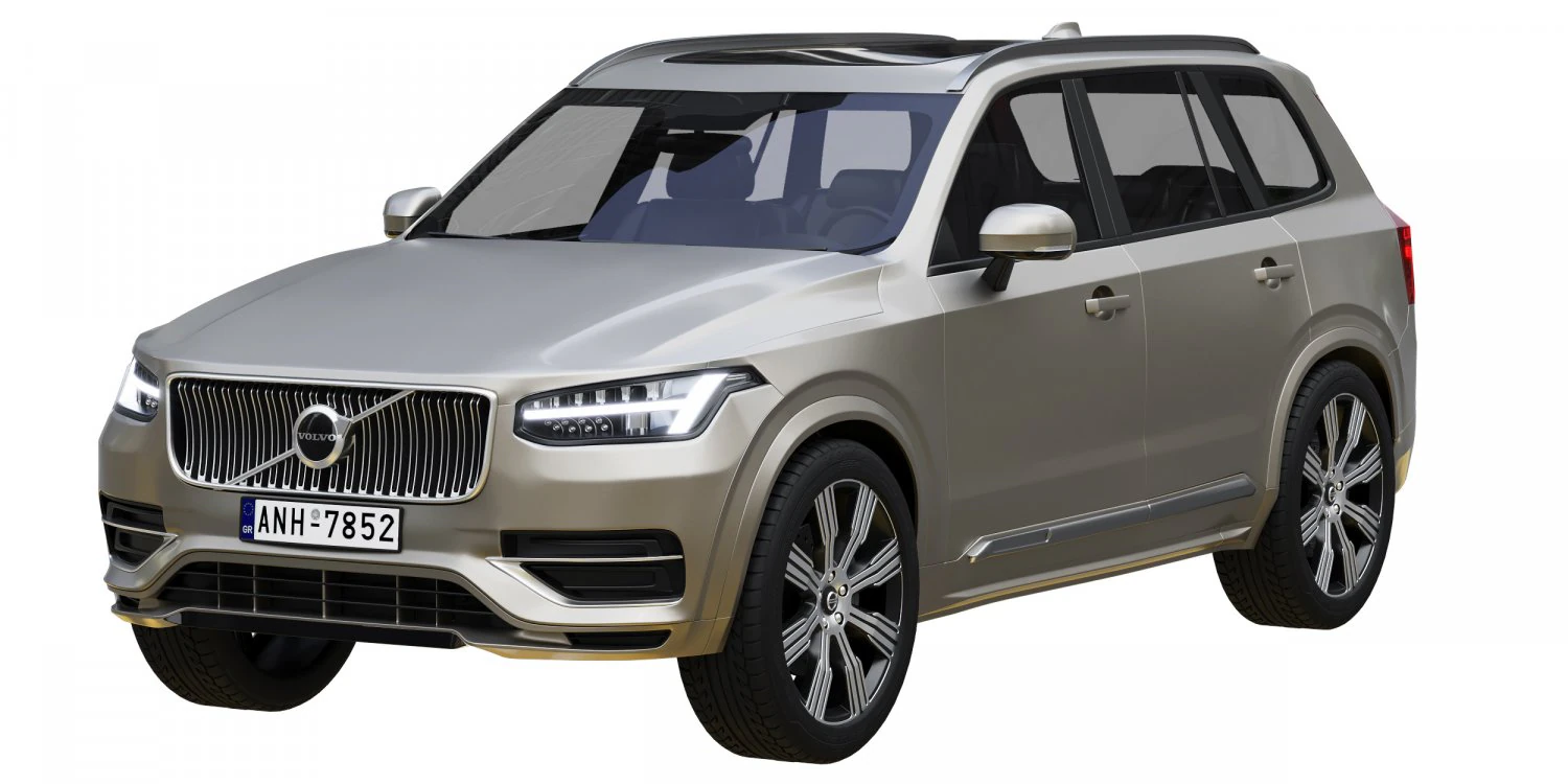 volvo xc90 3D Model .c4d .max .obj .3ds .fbx .stl .blend