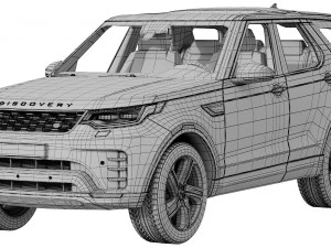 land rover discovery r dynamic 2021 3D Model