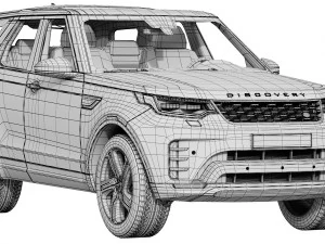 land rover discovery r dynamic 2021 3D Model
