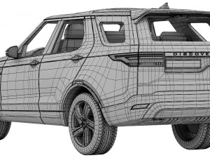 land rover discovery r dynamic 2021 3D Model
