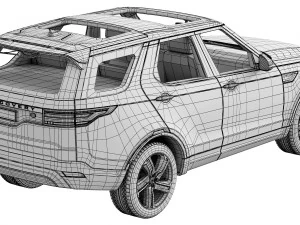 land rover discovery r dynamic 2021 3D Model