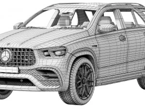 mercedes benz amg gle 63 2021р 3D Модель