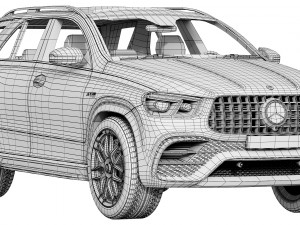 mercedes benz amg gle 63 2021 Modèle 3D