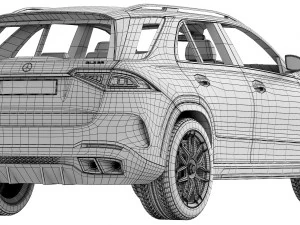 mercedes benz amg gle 63 2021р 3D Модель