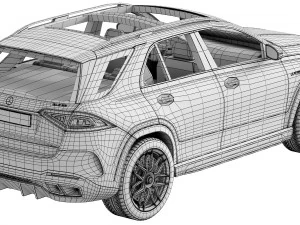 mercedes benz amg gle 63 2021р 3D Модель
