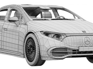 mercedes-benz eqs 3Dモデル