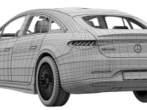mercedes-benz eqs 3Dモデル