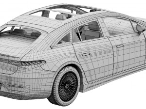 mercedes-benz eqs 3Dモデル
