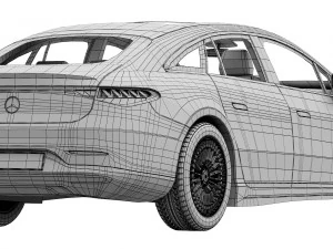 mercedes-benz eqs 3D Model