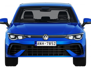volkswagen golf 8 r 2022 Model 3D