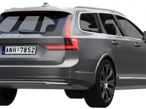 volvo v90 3D 모델