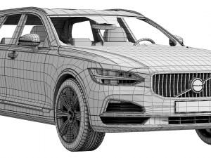 volvo v90 3D 모델