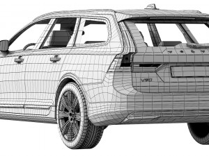 volvo v90 3D 모델